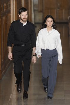 Swaggy Couples, Fashion Gone Rouge, Christophe Lemaire, 2016 Menswear, Menswear Fashion, Classic Chic, Menswear Collection, Fashion Couple, Effortless Chic