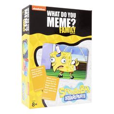 spongebob squarepants what do you meme? card game in its box