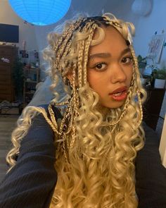 Hairstyle For Black Women, Braids Blonde, Blonde Box Braids, Hairstyles 2024, Blonde Braids, Braided Hairstyle, Hairstyle Inspo, Cute Box Braids Hairstyles