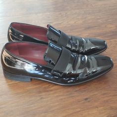 Boss By Hugo Boss Patent Shoes 10 1/2. Good Conditions Worn A Few Times. Hugo Boss Shoes, Boss Shoes, Patent Shoes, Boss Black, Shoes Color, Slip Ons, Loafer Shoes, Hugo Boss, Men's Shoes