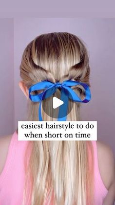 Audrey McClelland on Instagram: "EASIEST HAIRSTYLE TO DO WHEN SHORT ON TIME ❤️ I can’t tell you how many times I’ve done this on Victoria when we have about two minutes in the morning to get ready for her hair! Love how easy and pretty this one comes out! 
.
#hairstyles #hair #hairstyle #hairtutorial #hairtutorials #halfuphalfdownhairstyle #halfuphalfdown #halfupdo #halfup #hairdo #simplehairstyles #simplehair #simplehairstyle #easyhairstyles #easyhairstyle #easyhairstylesforgirls #cutehairstyles #cutehair #hairvideo #hairideas #hairinspo #hairinspiration #hairvideos #hairidea" Anna Hair, Out Hairstyles, How To Be Graceful, Hair And Makeup Tips, Hair Techniques, Hair Help, Happy Hair, February 15, Half Up Half Down Hair