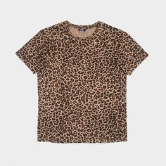 Jax - Leopard Print T-Shirt (Size XS, S, M, L, XL, 2XL, 3XL) | Straight To Hell Apparel T-shirts & Tank Tops, Cheetah Print, Tshirt Print, Print T Shirt, Leopard Print, Casual Button Down Shirt, Comfort Fit, Men Casual, Cotton Blend