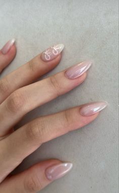 Bow Nails, Nagel Tips, Smink Inspiration, Classy Acrylic Nails, Makijaż Smokey Eye, Minimalist Nails, Dream Nails