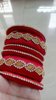 Aari Bangles, Saree Kuchulu, Bangles Collection, Kalamkari Dresses, Silk Thread Earrings