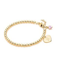 Classic and elegant, this beautiful bracelet will be a favorite in her jewelry box. Tiny Blessings gorgeous gift wrapping makes every gift-giving experience a memory to cherish. Baby Jewelry Gold, Gold C, Gold N, Gold G, Baby Bracelet, Baby Jewelry, Gorgeous Gift, Big Kid, Beautiful Bracelet