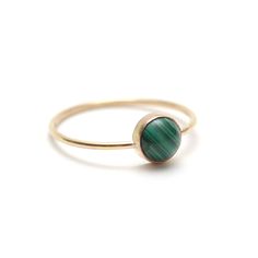 Malachite Gemstone Gumdrop Ring from Favor Jewelry Marble Rings Jewelry, Green Malachite Rings With Polished Finish, Modern Green Malachite Jewelry, Elegant Green Malachite Rings, Green Emerald Stackable Rings In Minimalist Style, Minimalist Green Emerald Ring With Round Band, Minimalist Green Oval Stackable Rings, Minimalist Green Emerald Ring, Everyday Green Gemstone Stackable Rings