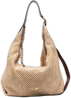 Luxury Straw Shoulder Bag With Gold-tone Hardware, Luxury Natural Hobo Bag For Travel, Luxury Brown Straw Bag With Gold-tone Hardware, Luxury Natural Hobo Travel Bag, Luxury Travel Hobo Bag In Natural Color, Beige Intrecciato Rectangular Bag, Beige Rectangular Bag With Intrecciato Weave, Luxury Beige Straw Bag With Gold-tone Hardware, Beige Straw Bag With Gold-tone Hardware And Double Handle