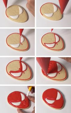 step by step instructions on how to make an ornament out of cookie dough