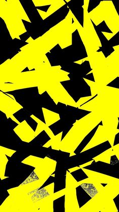 an abstract black and yellow background with lots of arrows