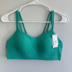 Nwt Lululemon Like A Cloud Ribbed Bra *Light Support, B/C Cup Size 10. Color Is Paradise Green Spring Green Seamless Sports Bra, Spring Seamless Green Sports Bra, Sports Bra With Built-in Bra For Spring Relaxation, Spring Ribbed Sports Bra For Workout, Casual Sports Bra With Built-in Bra For Relaxation, Casual Stretch Sports Bra For Relaxation, Green Ribbed Activewear For Sports, Spring Sports Bra With Medium Bust Support, Green Ribbed Activewear For Gym