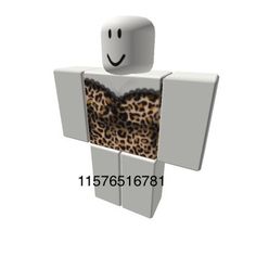 an image of a person in a box with leopard print material on it's chest