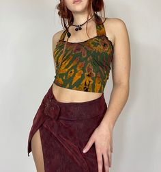 Tie Dye lettuce hem halter top in green! Size small. Colorings and patterns will vary in each top! Summer Y2k Halter Camisole Top, Y2k Style Summer Halter Camisole Top, Y2k Style Spring Camisole Halter Top, Y2k Style Camisole Halter Top For Spring, Green Y2k Style Summer Tank Top, Y2k Stretch Halter Tank Top, Y2k Cotton Halter Sleeveless Top, Y2k Halter Neck Cotton Top, Y2k Sleeveless Halter Top For Vacation