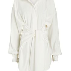 Button Down, Tie Shirtdress Dress. Made From Luxurious Satin Fabric. Https://Nonchalantlabel.Com/Products/Daphne-Tie-Front-Dress-Off-White Sold Out Everywhere Tie Front Dress, Tie Shirt, Tie Shop, White Shirt Dress, Mini Shirt Dress, Ladies Dress Design, Shirtdress, Satin Fabric, White Shirt