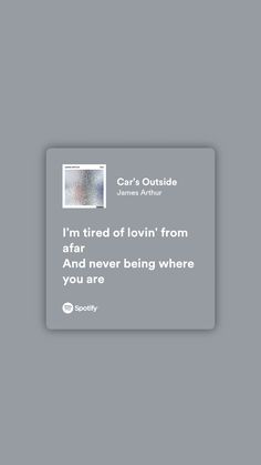 Car's outside - James Arthur Music Artists, The Outsiders, Give It To Me, The Day, Collage, Pins