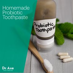 Homemade Probiotic Toothpaste Diy Probiotic Toothpaste, Organic Toothpaste Recipe, How To Make Natural Toothpaste, How To Make Your Own Toothpaste Natural, Diy Remineralizing Toothpaste, Diy Toothpaste, Toothpaste Recipe, Homemade Toothpaste, Homemade Body Care