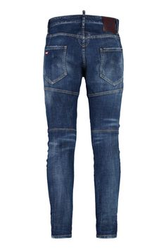 Indulge in the ultimate blend of comfort and style with our TIDY JEANS. Crafted with the finest 98% cotton, 100% calf, and 2% elastane, these jeans offer a luxurious feel and a perfect fit. The distressed details and contrast stitching add a touch of edgy sophistication, while the leather logo patch elevates the overall look to a new level of designer fashion. Whether you're dressing up for a night out on the town or keeping it casual during the day, these TIDY JEANS are the perfect addition to Man Crafts, Rugged Look, Distressed Denim Jeans, Jeans Distressed, Leather Cap, Stitching Leather, Leather Logo, High End Fashion, Denim Pant