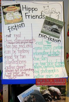 a pile of books sitting on top of a table next to a sign that says hippo friends