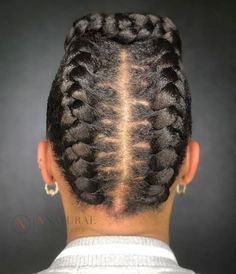 Explore the top Natural Hair styles of 2024. Embrace your unique curls and texture with these inspiring and beautiful looks. Braid Ponytail For Black Women Updo, 4 Cornrows, Best Braid Styles, French Braid Updo, Braided Updos, Hair Twists, Black Hair Updo Hairstyles, Natural Braided Hairstyles, Halo Braid