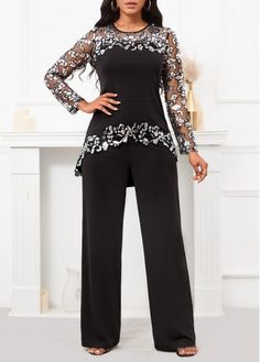 Color:Black;Size:S;Size:M;Size:L;Size:XL;Size:XXL;Package Contents:1 X Jumpsuit;Occasion:Other;Style:Bohemian; Bride Jumpsuit, Fashion Jumpsuits, Cape Jumpsuit, Jumpsuit Outfits, Trendy Jumpsuit, Sequin Rompers, Lace Jumpsuit, Short Sleeve Jumpsuits, فستان سهرة