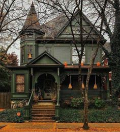 an old victorian house is featured on instagram