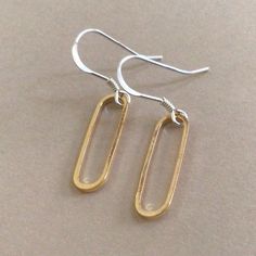 New Simple Minimalist Everyday Style Lightweight Drop/Dangle Earrings 1.2” L Sterling Silver Ear Wires Gold Filled Link Bestseller Style Great Gift Idea Handcrafted / Handmade In Us Item Please Review My Other Handcrafted Unique Exclusive Artisan Jewelry On Sale Additional 10% Discount With Bundle 2+ Fast Shipping Silver French Hook Earrings For Everyday, Simple Nickel-free Metal Earrings, Everyday Silver Earrings With French Hook, Everyday Silver French Hook Earrings, Minimalist Metal Earrings With French Hook, Minimalist Silver Linear Earrings In Brass, Everyday Silver Brass Earrings, Everyday Metal Earrings With French Hook, Simple Metal Earrings