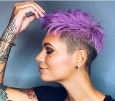 Punky Hair, Short Hair Mohawk, Hair Cut Guide, Short Hair Color