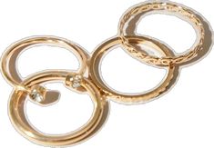 Chic Stackable Rings For Gift, Chic Stackable Rings As Gift, Chic Stackable Rings Gift, Chic Adjustable Midi Rings As Gift, Chic Adjustable Midi Rings For Gift, Adjustable Stackable Rings For Party, Gold Jewelry Altard State Initial, Altard State Bracelets, Altard State Necklaces