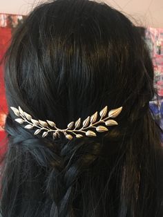 Silver Leaf Headpiece, Prom Hair Jewelry, Gold Bridal Hair Accessories, Rose Gold Hair Piece, Leaf Hair Piece, Branch Tree, Leaf Headpiece, Prom Hair Accessories, Grecian Style