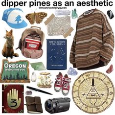 Dipper Pines, An Aesthetic, Starter Pack, Cute Fits, Gravity Falls, Dream Clothes, Retro Outfits