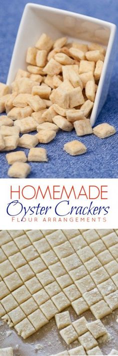 homemade oyster crackers are an easy snack for the whole family