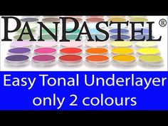 panpastel easy tonal underlayerr only 2 colours in each container with free shipping