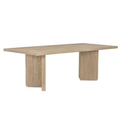 a wooden table with two legs on the top and one leg extended to the side