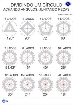 the diagram shows how many different circles are arranged in order to make it look like they have