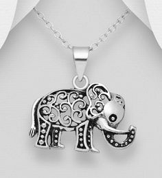 925 Sterling Silver Elephant Necklace. Chain Size 18” Width: 29/32 inches Height: 29/32 inches The pendant comes with a 0.8mm 18 ”long chain box. If you need a longer size, we have available sizes 20 ”, 22” and 24 ”for the same price. When ordering your product, let us know if you need another size in the icon that says Ask about this product. Silver Horseshoe Necklace, Swarovski Heart Necklace, Tusk Necklace, Elephant Pendant Necklace, Moon Necklace Silver, Sterling Silver Cross Necklace, Face Necklace, Sterling Silver Heart Necklace, Sterling Silver Cat