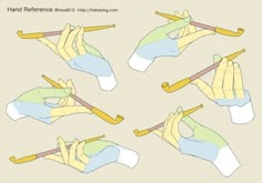 hand reference how to play the flute