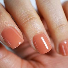 Naturale Collection, Dip Color Powder, NA07 | DipWell Dip Nail Colors, Dip Nails, Soft Orange, Nails Done, Color Story, Short Acrylic Nails Designs, Dip Powder Nails