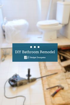 Learn how to remodel your bathroom from top to bottom in this easy 7-step guide. Diy Remodeling, Diy Remodel