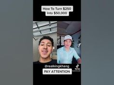 two people are shown on an instagram with the caption'how to turn $ 250 into $ 500, 000 '