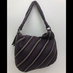 Single Shoulder Handle Top Snap Closure Gunmetal Tone Hardware Dust Bag Included Approz. 14-15” Wide. 13” Height. 10” Straps(From Center Aubergine Color Style: 1xr9172 Aubergine Color, Color Style, Color Purple, Snap Closure, Dust Bag, Bag Lady, Shoulder Bag, Purple, Women Shopping