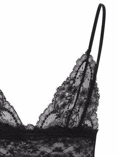 Dolce & Gabbana spaghetti-strap Lace Bralette - Farfetch Black Lace Bralette, Chanel 2, Demi Fine Jewelry, Iconic Bags, Exclusive Fashion, Fine Earrings, Ballet Flat Shoes, Pump Sandals, Ski Wear