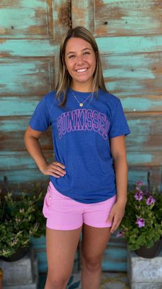 Sunkissed Summer Graphic Tee-Graphic Tees-Envy Stylz Wholesale-Evergreen Boutique, Women’s Fashion Boutique in Santa Claus, Indiana Summer Athleisure T-shirt With Screen Print, Athleisure Short Sleeve Tops For Vacation, Blue Athleisure Tops For Poolside, Summer Blue T-shirt With Screen Print, Summer Athleisure Soft-washed Tops, Soft-washed Athleisure Tops For Summer, Casual Relaxed Fit T-shirt For Poolside, Casual Poolside T-shirt With Graphic Print, Casual Graphic Print T-shirt For Poolside