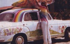 thee70s: “in the colors of the rainbow ” Combi Hippie, Mundo Hippie, 60s Aesthetic, Hippie Aesthetic, Mode Hippie, 70s Aesthetic, Estilo Hippie, Happy Hippie, 70s Hippie