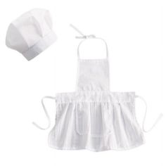 Description: Features: 100% brand new and high quality Made of high quality cotton material, white color, adjustable straps, easy to wear and take off. Hat and apron are very cute and beautiful, can make your kid look more fashionable and attractive. Funny costume makes your baby looks like a real chef. Soft material don't harm baby's delicate skin. Perfect for birthday, Halloween, cosplay, theme party, role play, dress up, photography, holiday, etc. Specification: Color: White Material: Cotton Chef Hats For Kids, Chef Costume, Baby Chef, Toddler Apron, Baby Kostüm, Chef Clothes, Infant Photography Props, Newborn Girl Outfits, Chef Hat