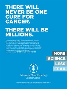 Memorial Sloan Kettering’s New Ads Pitch a Message of Hope – Adweek Medical Branding, Copywriting Ads, Hospital Management, Copy Ads, Hospital Marketing, Campaign Ideas