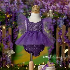 Color:purple You are purchasing: romper with tutu sewn attached to romper all around. Accessories are not included Tutu Birthday Outfit, Tutu Material, First Birthday Dress, Snowflake Dress, First Birthday Tutu, Dress For Baby Girl, Tutu Birthday, First Birthday Dresses, Dress For Baby