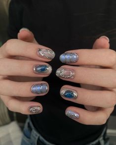 Masculine Nail Designs, Eclectic Nails, Fruit Nail, Nail Aesthetic, Mens Nails, Hello Nails, Hippie Nails, Punk Nails, Goth Nails