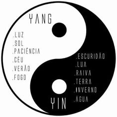 the yin symbol is shown in black and white