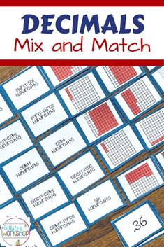 the printable numbers and fractions task cards for kids to practice their math skills