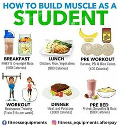 Protein Workout, Bulking Meals, Bulking Diet, Healthy Weight Gain Foods, Food To Gain Muscle, Baby Meals, Calorie Workout, Weight Gain Diet, Desserts Keto