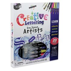 the creative art kit includes markers and pencils